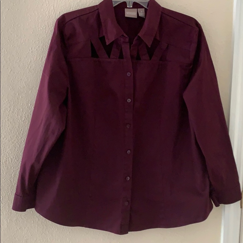 NWOT Chico’s Blouse Size 3
